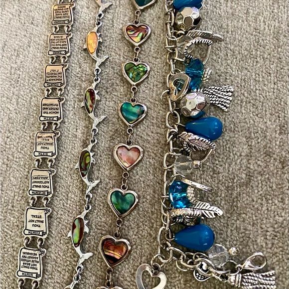 Jewelry - BRACELETS LOT OF 4! BEAUTIFUL VARIETY! PREVIOUSLY LOVED. 🥰